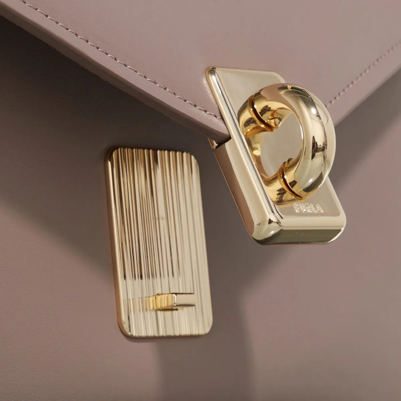 Furla Schultertasche Furla Meridiana M C.Body W/Double Strap Mauve(Image 5)