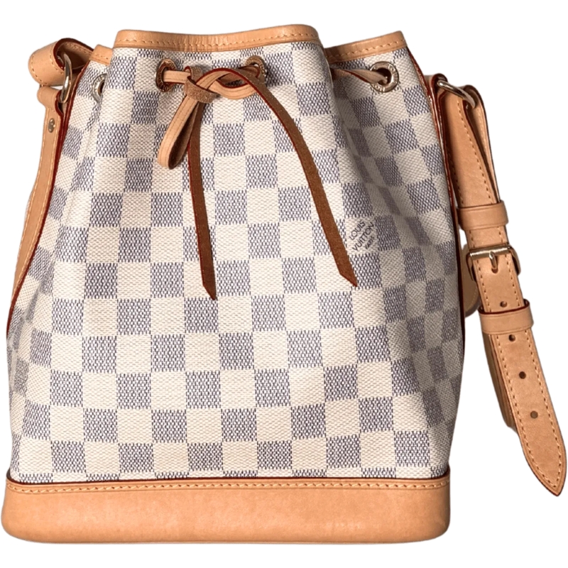 Louis Vuitton Schultertasche Louis Vuitton Noe BB Damier Azur Canvas Beige Full beige