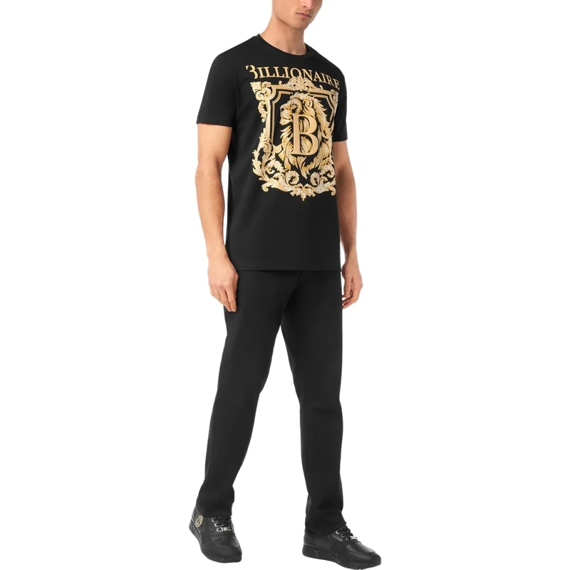 BILLIONAIRE T-Shirt T-Shirt Rundhalsausschnitt Ss Lion schwarz(Image 3)