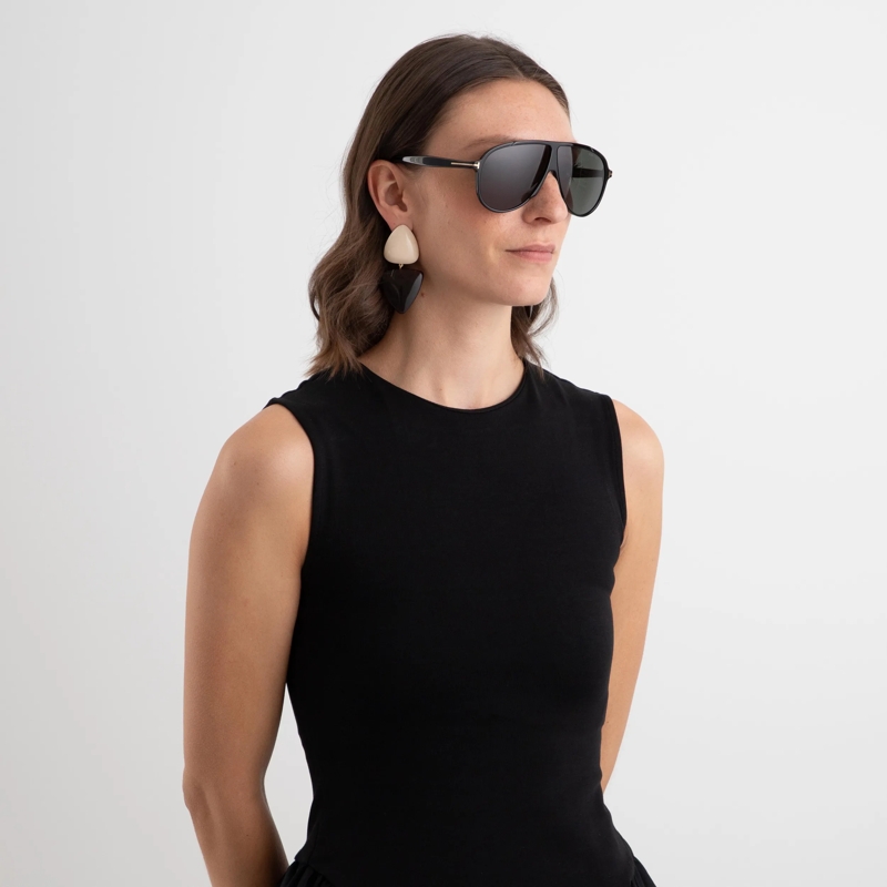 Tom Ford Sonnenbrille Ft1211@6501n Shiny Black(Image 2)
