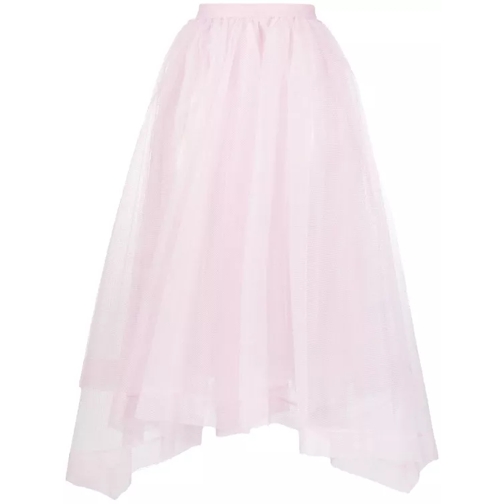 Alexander McQueen Midi Skirt Asymetric-Design Pink Pink 