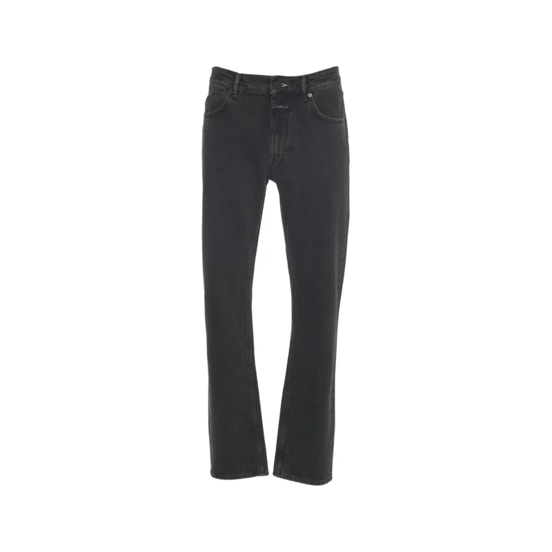Closed Jeans Timeless Straight-Cut Denim Jeans With Five-Pocket Black