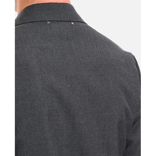 Golden Goose Blazer Single-Breasted Jacket Grey (Image 4)