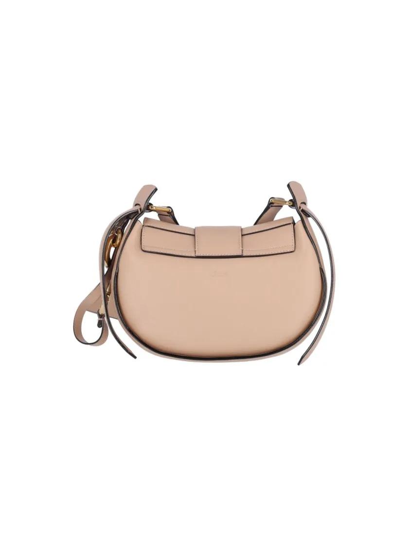 Chloé Hobo bags Small "Ride" Crossbody Bag – Beige in beige