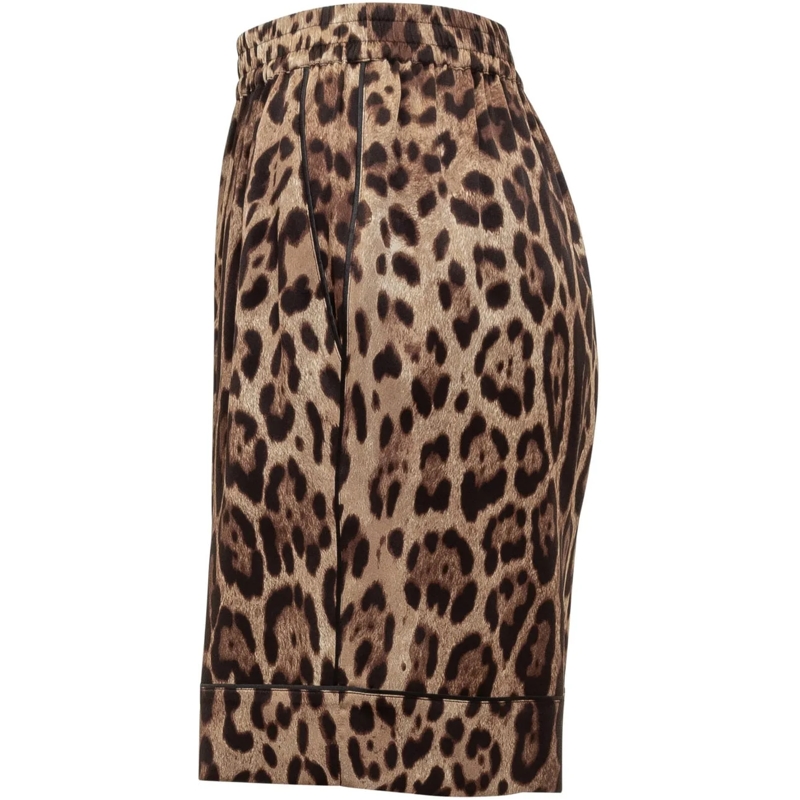 Dolce&Gabbana Shorts Shorts con Motivo Animalier beige(Image 3)