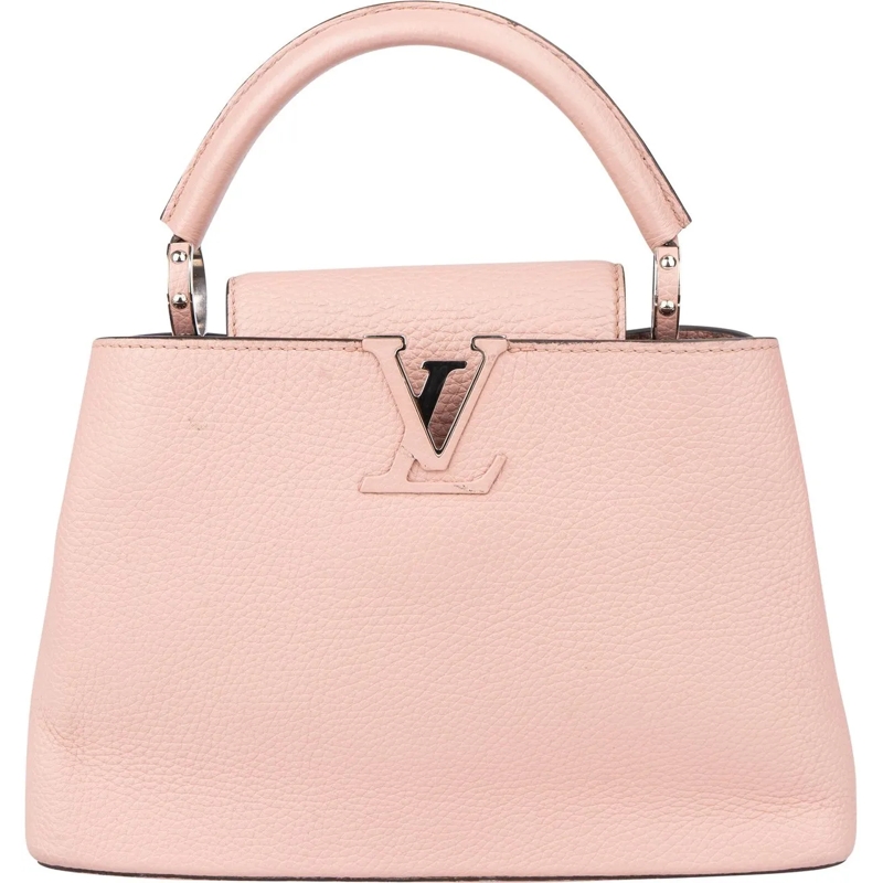 Louis Vuitton Tote Louis Vuitton Pink Taurillon Capucines BB Handbag rot