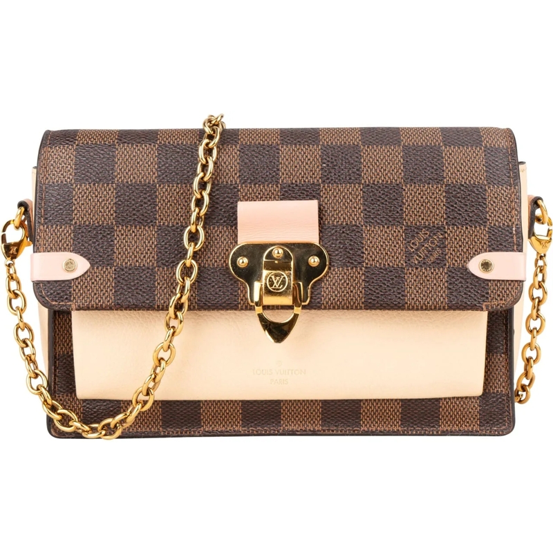 Louis Vuitton Tote Louis Vuitton Damier Ebene Monogram Vavin Chain Cr braun