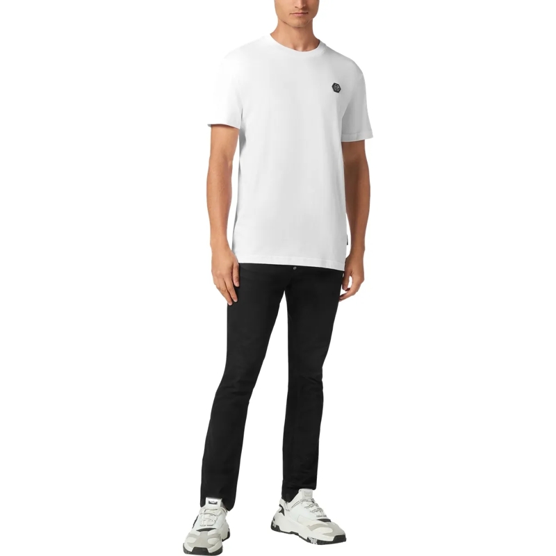 Philipp Plein T-Shirt T-Shirt Skull&Bones weiss(Image 4)