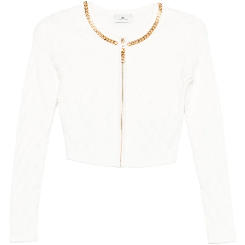 Elisabetta Franchi  Sweaters Ivory weiß