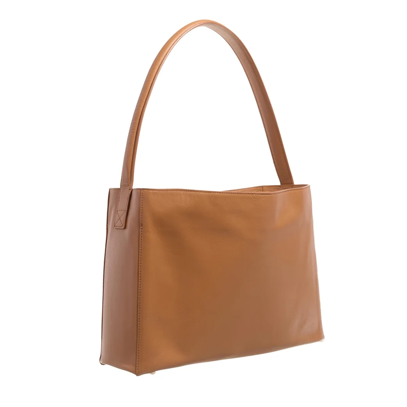 Ines De La Fressange Schultertasche Leonore L Shoulder Bag - Leather - Camel Brown(Image 11)