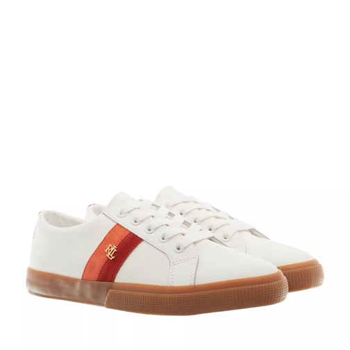 Lauren Ralph Lauren Janson Iv Sneakers Low Top Lace Snw Wht/Red Snstn/Cnyn Orng Low-Top Sneaker