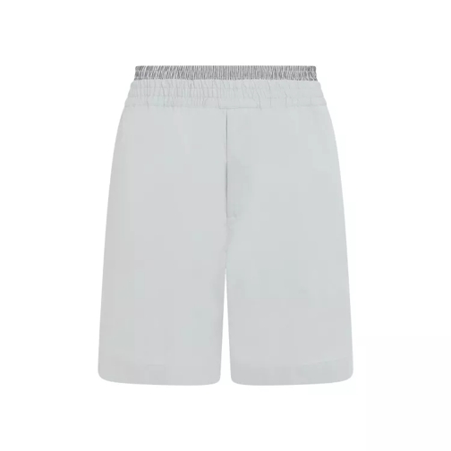 Bottega Veneta Light Blue Cotton Shorts Blue 