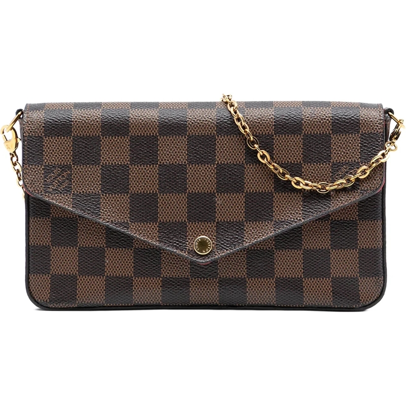 Louis Vuitton Schultertasche Damier Ebene Pochette Felicie braun