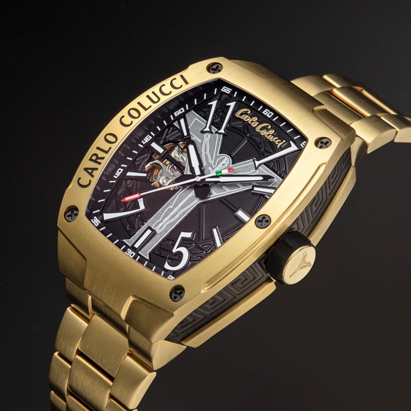 Carlo Colucci Automatikuhr Automatikuhr CC100 . gold(Image 3)