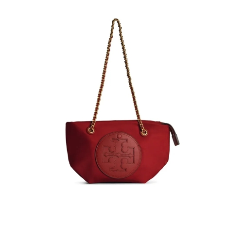 Tory Burch Small 'Ella' Red Nylon Bag Red Tote