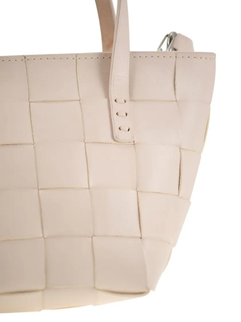 Thumbnail - DRAGON DIFFUSION Shopper & Totes - Japan Mini - Woven Leather Bag - Gr. unisize - in Beige - für Damen
