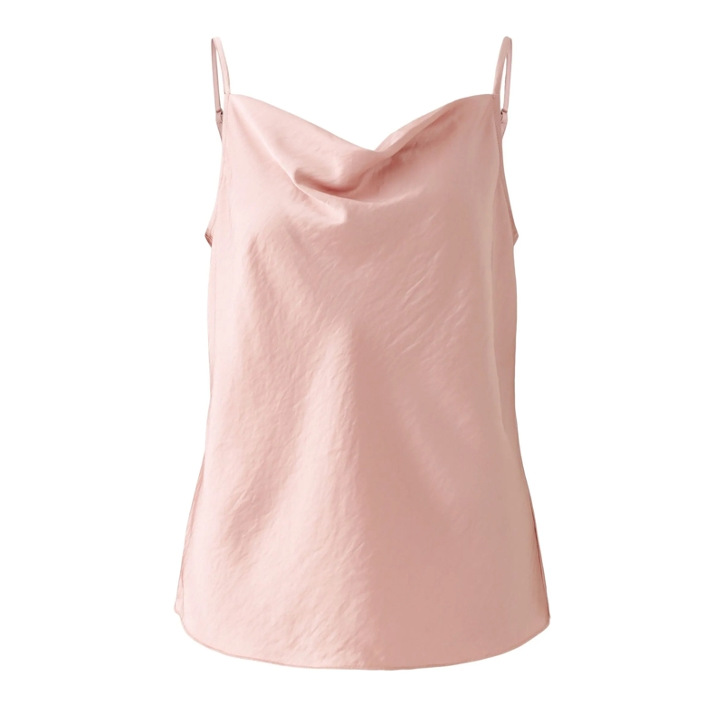 Oui Top Spaghetti Top koralle