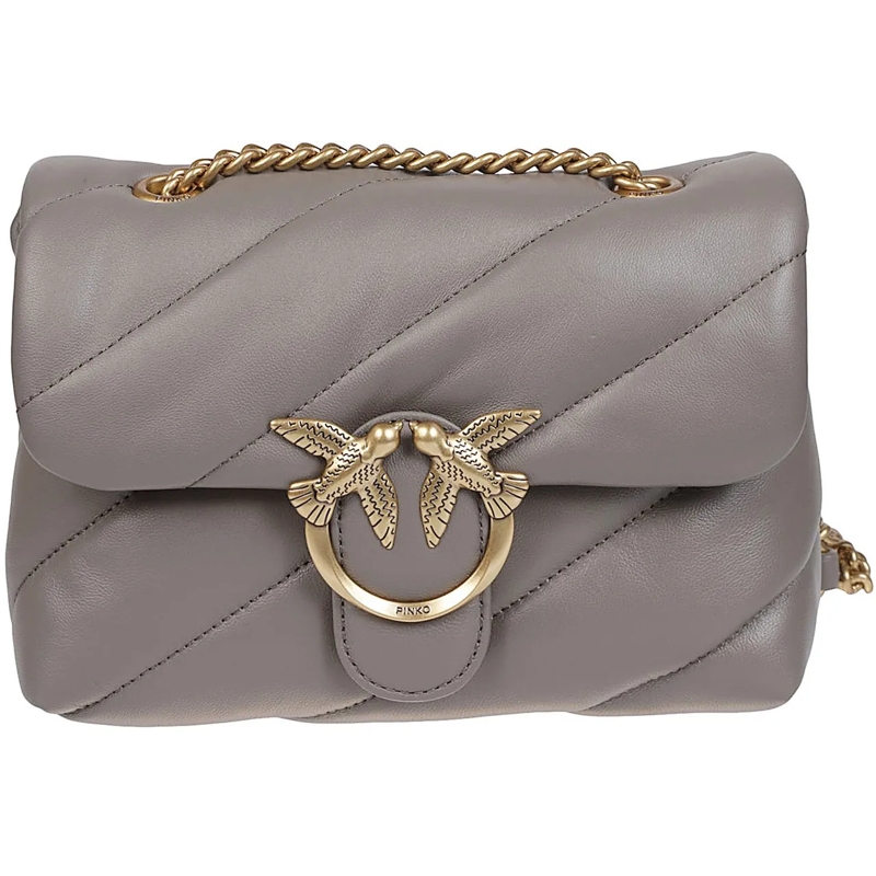 Pinko Fourre-tout Love Mini Puff Maxi Quilt Bag Yellow & Orange gelb