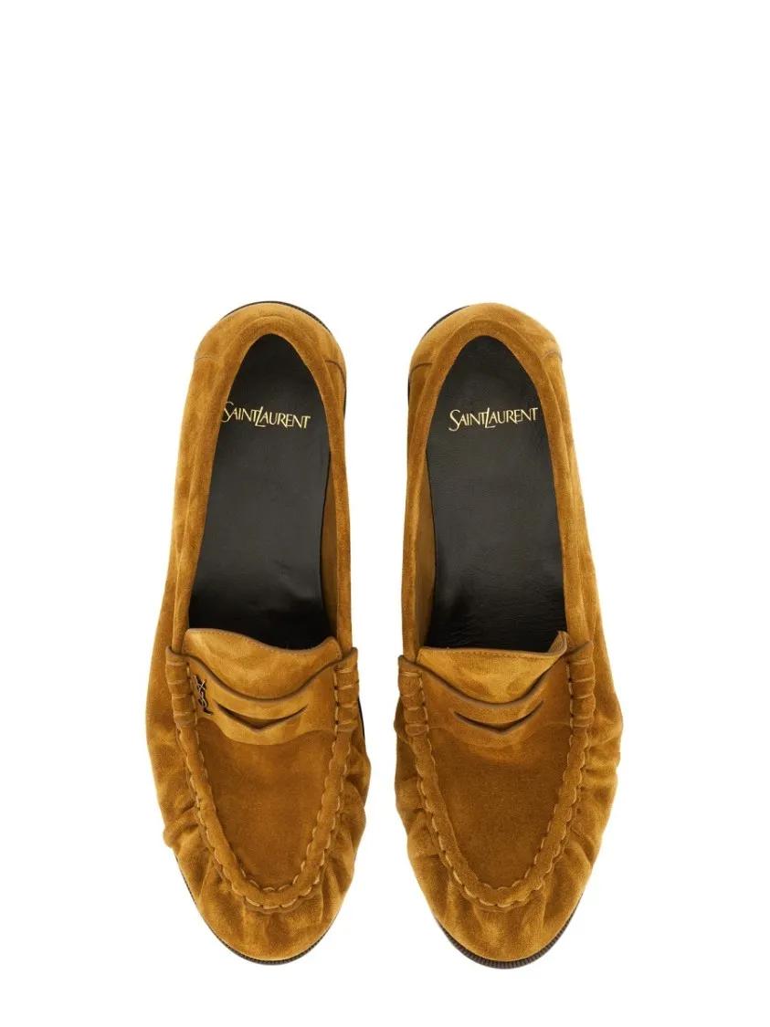 Thumbnail - Saint Laurent Loafer - "Le Loafer" Moccasin - Gr. 44 (EU) - in Orange - für Damen