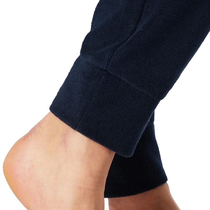 SCHIESSER  SCHIESSER SCHIESSER Damen Schlafanzug, lang - Frot blau(Image 6)