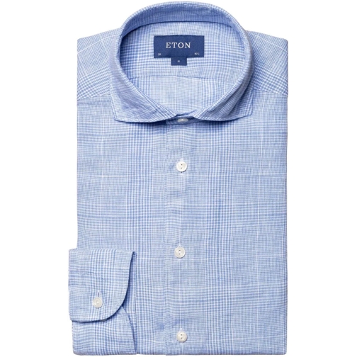 Eton  Eton Lange Mouw Overhemden Lichtblauw 10000 4264 2 blau