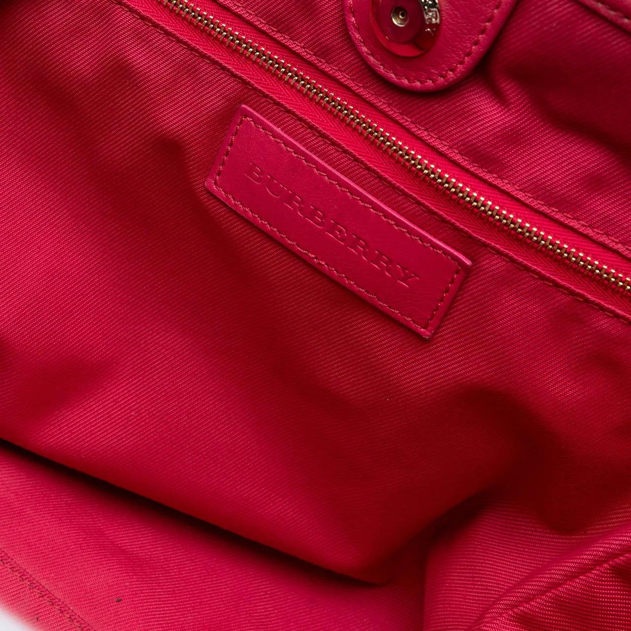 Thumbnail - Burberry Shopper - Small Leather Trimmed Haymarket Check Coated Canva - Gr. unisize - in Braun - für Damen