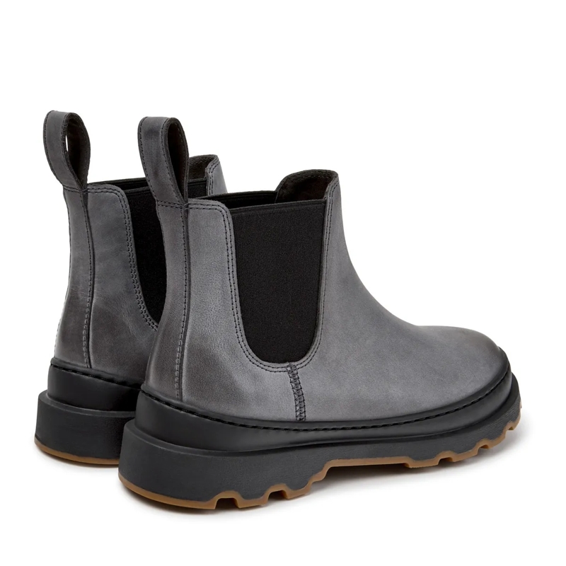 Camper Stiefel Stiefeletten Brutus+- Zertifikat der Leather Wor mittel-grau(Image 3)