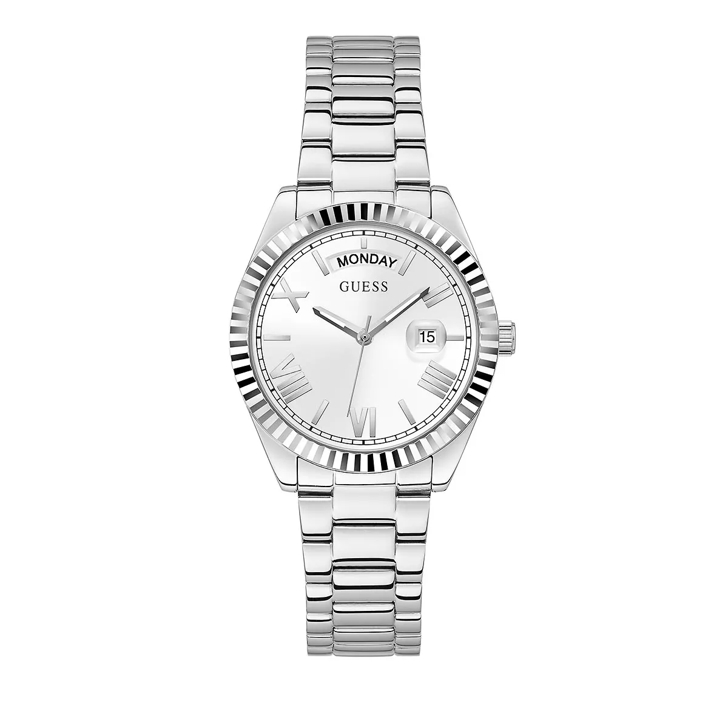 Guess hot sale silver watch