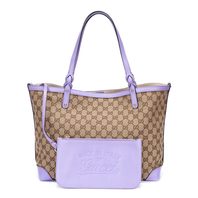 Gucci Shopper Jacquard 2-Way Shopper flieder