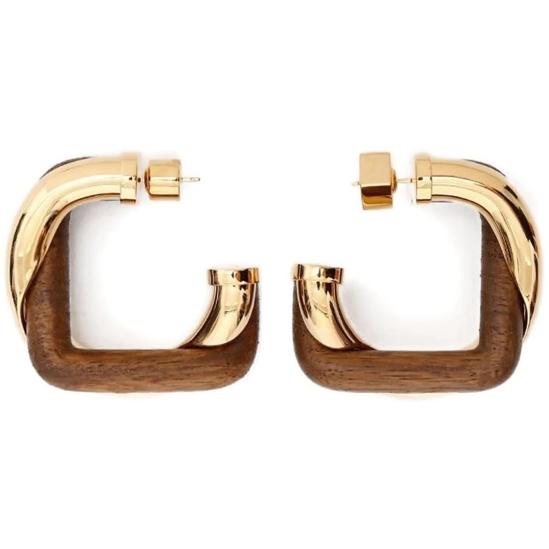 Jacquemus Créoles Bijoux Golden gold