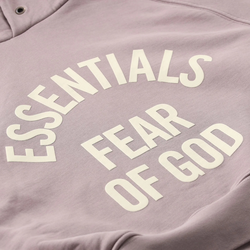 FEAR OF GOD  Cropped Oversized Hoodie lila(Image 4)