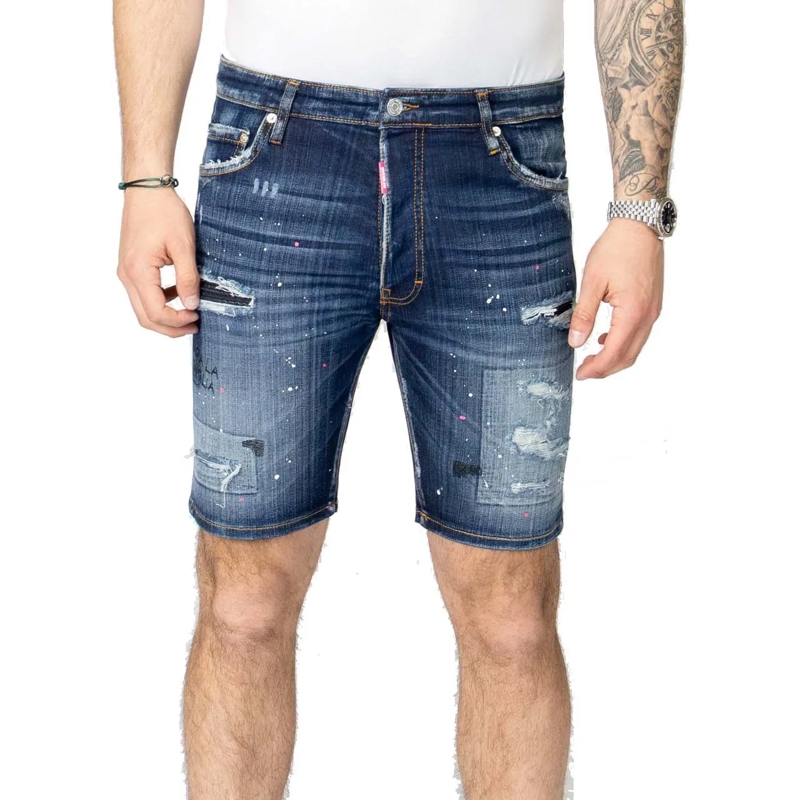 My Brand Skinny-Leg-Jeans MB PINK STUDIO SHORT JEANS | DENIM blau