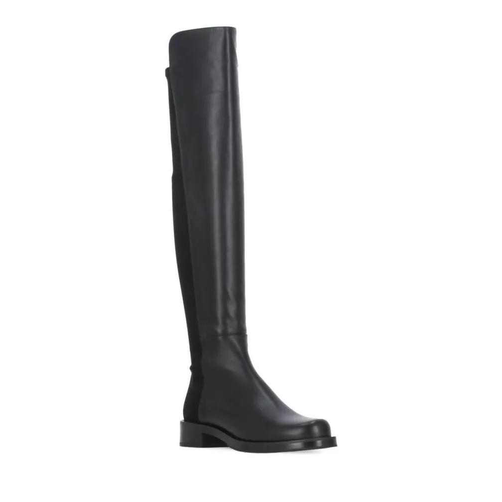 Stuart Weitzman Stiefel - 5050 Bold Boots - Gr. 37,5 (EU) - in Schwarz - für Damen