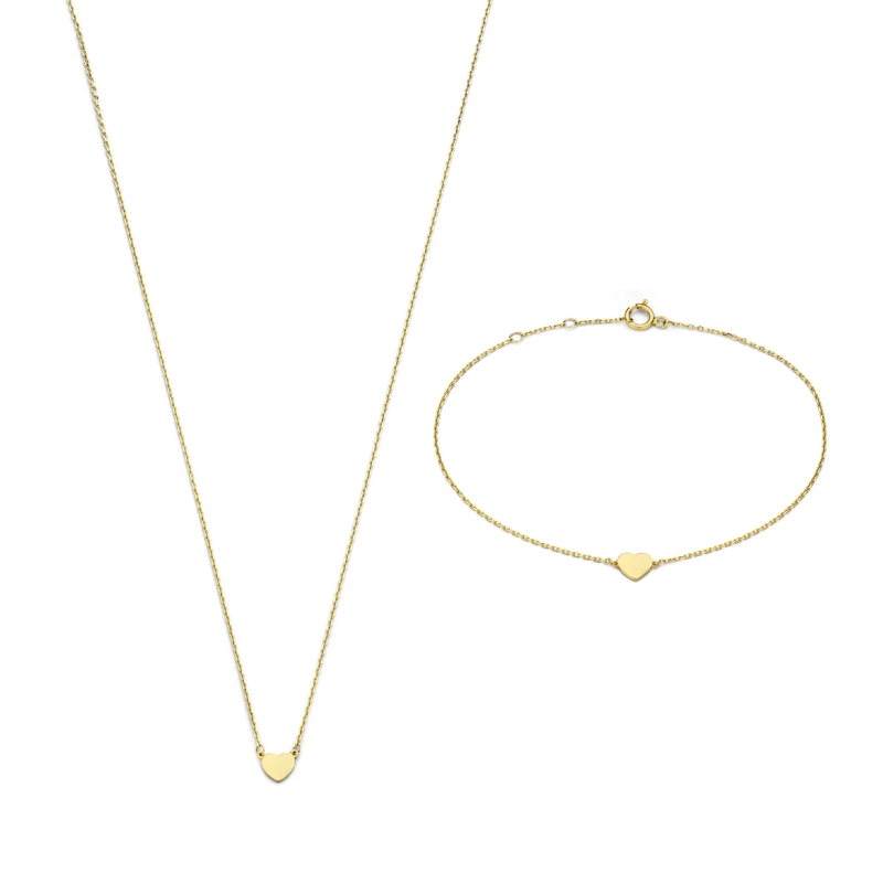 Isabel Bernard Bracelet Cadeau d'Isabel 585 Gold Geschenkset Gold