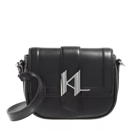 Karl Lagerfeld K/Saddle Small Black Saddle Bag