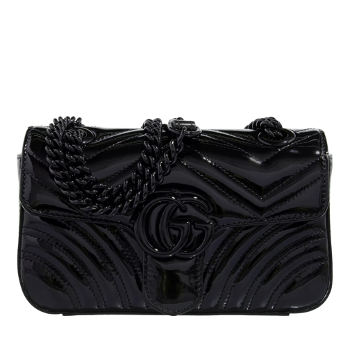Gucci Mini GG Marmont Shoulder Bag Black/Black Crossbodytas
