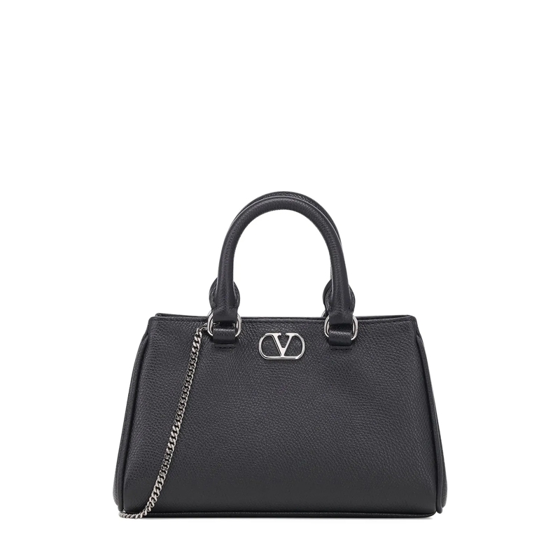 Valentino Garavani Crossbodytas Handtasche aus Leder schwarz