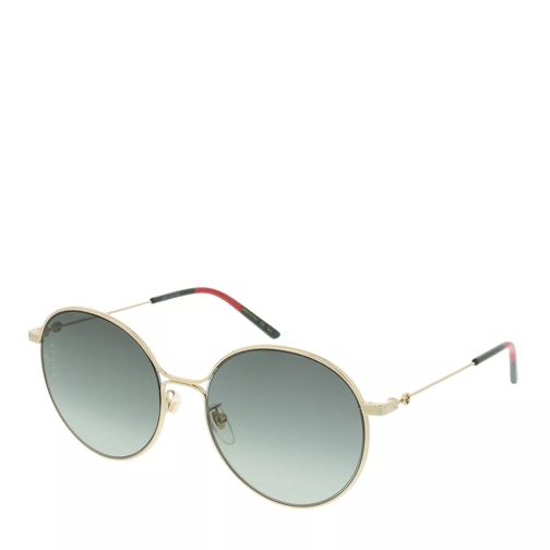 Gucci GG0395SK-002 56 Sunglass WOMAN METAL GOLD Sunglasses