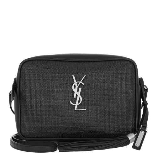 Saint Laurent Lou Monogramme Bag Leather Black Basket Bag