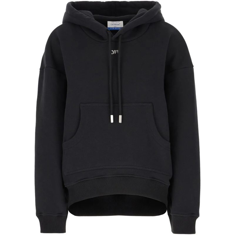 Off-White  Off White Black cotton oversize sweatshirt schwarz
