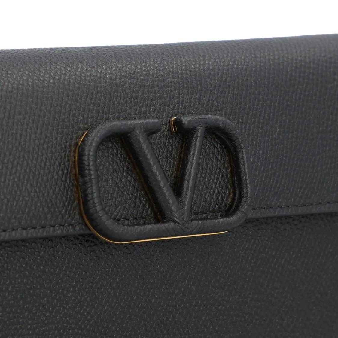 Thumbnail - Valentino Garavani Portemonnaie - Vlogo Signature Chain Wallet - Gr. unisize - in Schwarz - für Damen