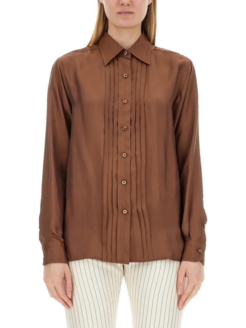 Thumbnail - Tom Ford - Twill Shirt - Größe 38 - braun