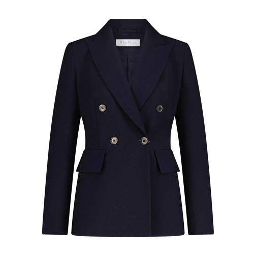 Max Mara  Blazer Albero aus Woll-Mix 47702377202010 Dunkelblau