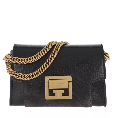 Givenchy GV3 Nano Crossbody Bag Black Grey Cross body-väskor