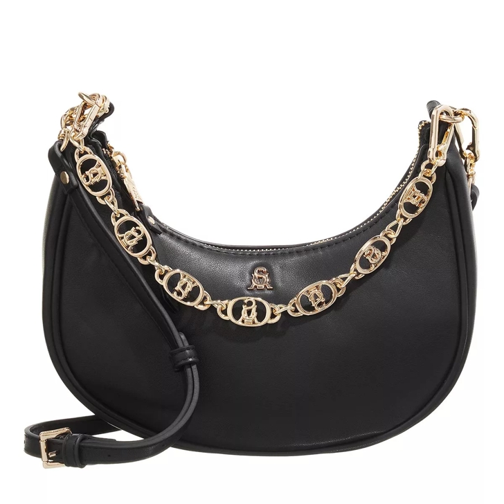 Steve madden black deals bag with gold chain