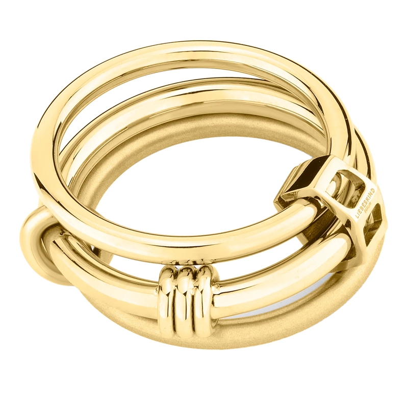 Liebeskind Berlin Ring Edelstahl The Layer-Ring gold(Image 5)
