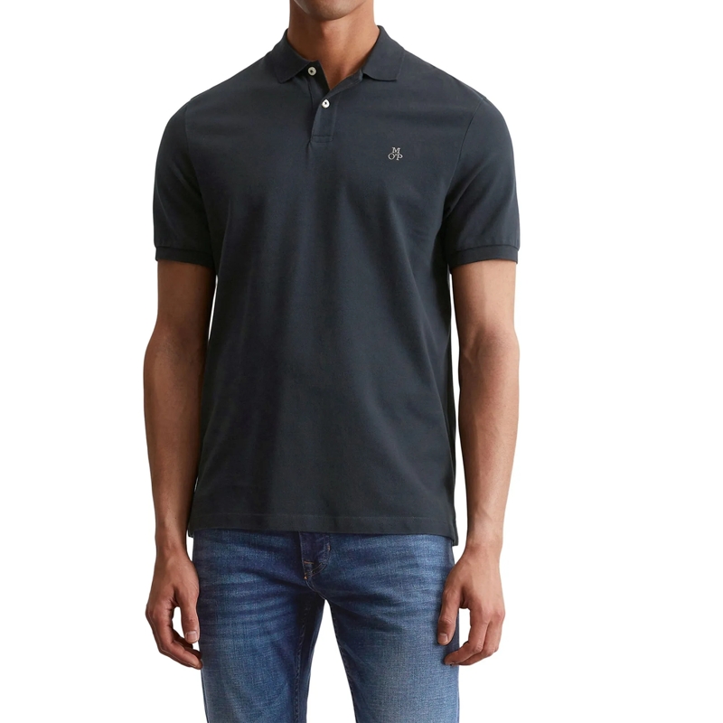 Marc O´Polo Poloshirt Small-Logo 1er Pack blau(Image 2)