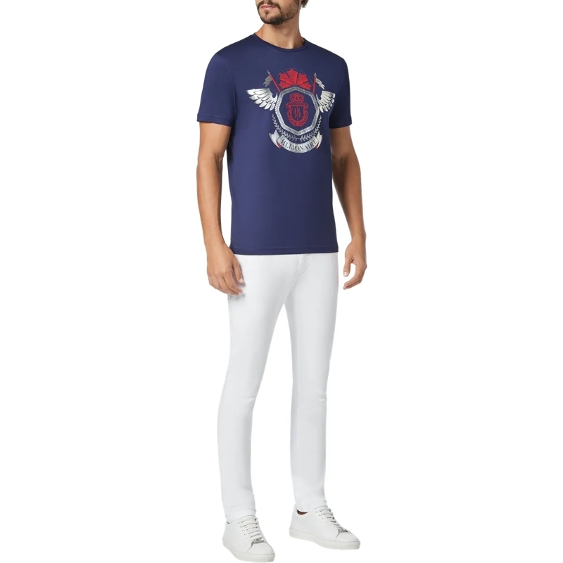BILLIONAIRE T-Shirt T-Shirt Crest dunkel-blau(Image 3)