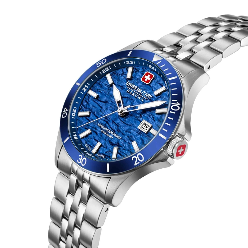 Swiss Military Hanowa Automatikuhr Quarzuhr Flagship Elements silber(Image 2)