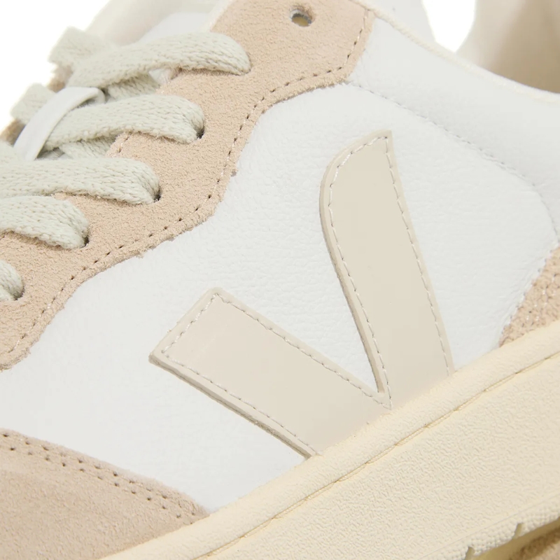 Veja Low-Top-Sneaker V-90 Extra White Pierre Steel(Image 4)